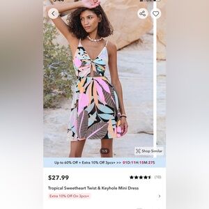 NWOT CUPSHE dress
Size Small 
Never worn, but tags were taken off.